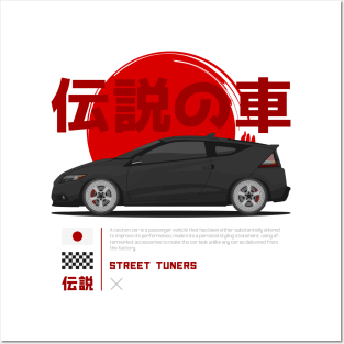 Tuner Black CRZ JDM Posters and Art